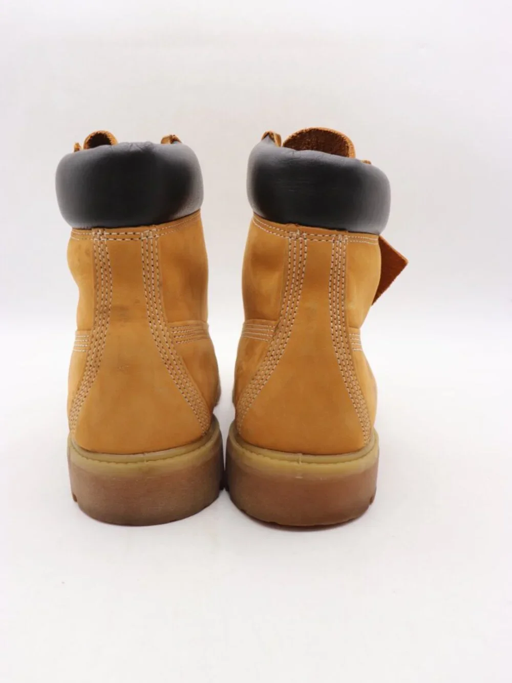 Timberland 6 Inch Wheat Waterproof Work Boots Men's Size 10 M Med Wheat Nubuck